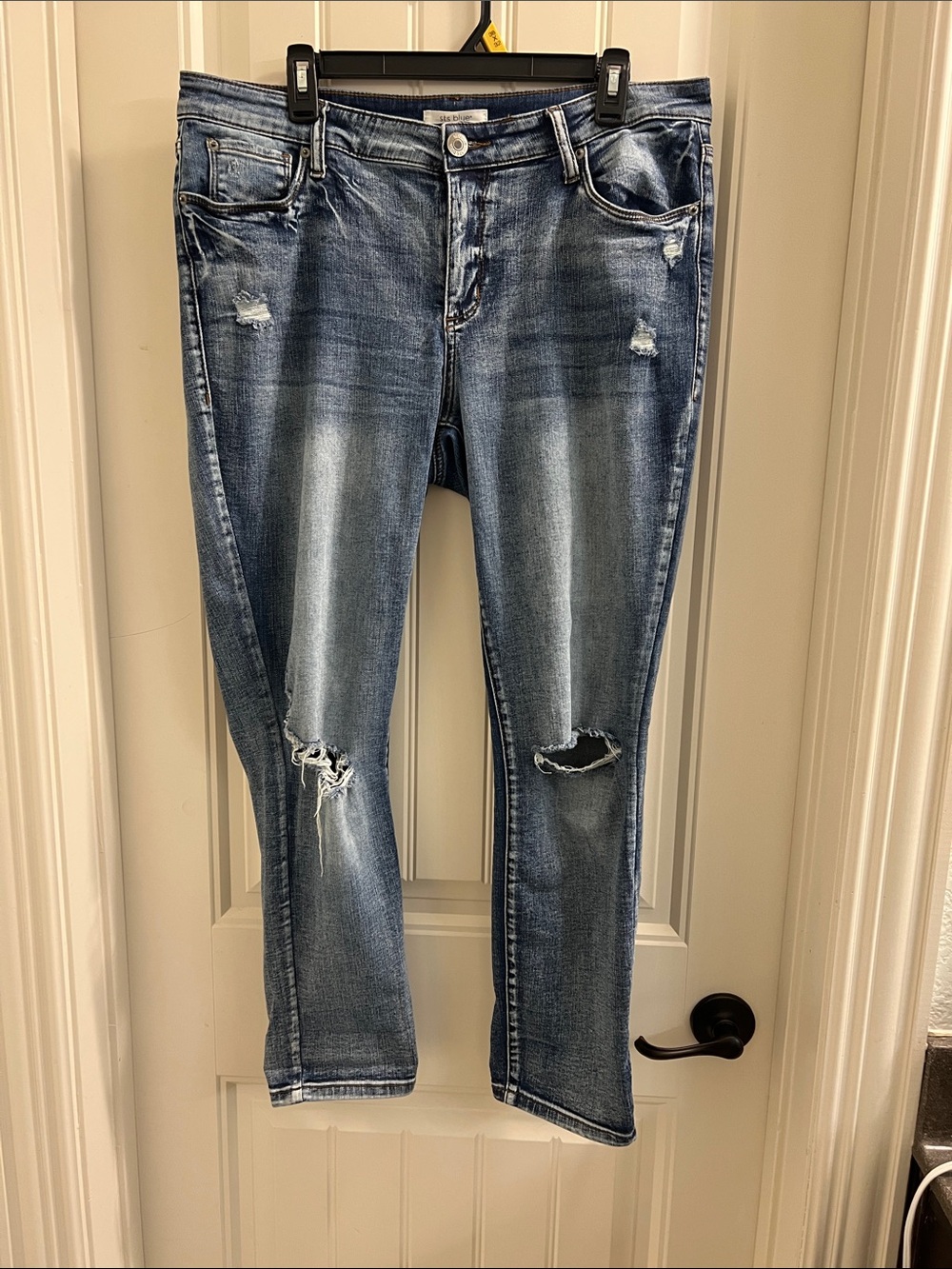 STS Blue Women's Skinny Distressed Light Blue Jeans